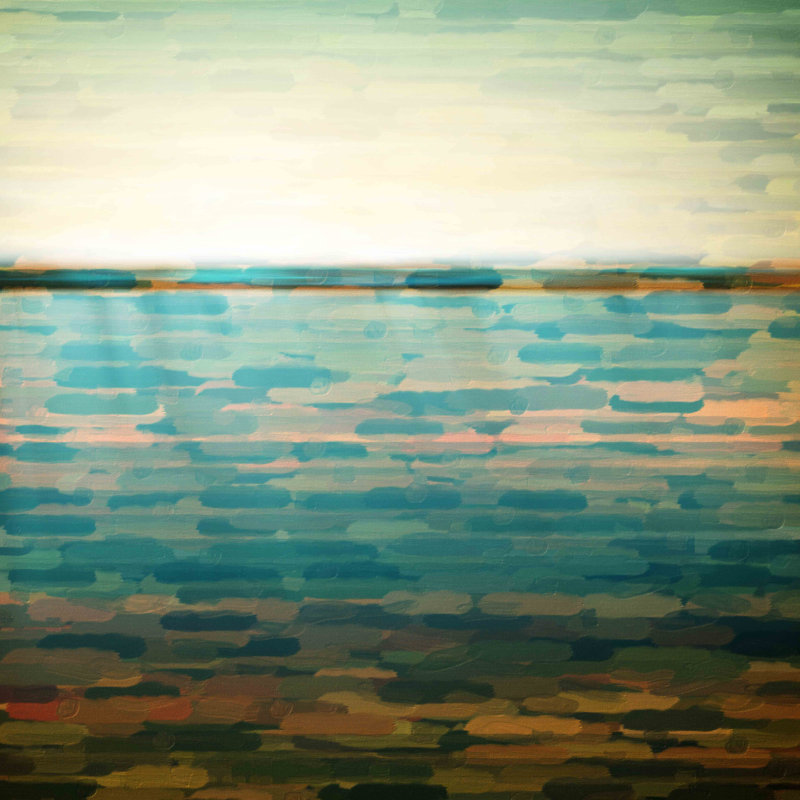 « ormond beach », reproduction d’art sur toile tendue, H 24 po x l 24 po x P 1,5 po