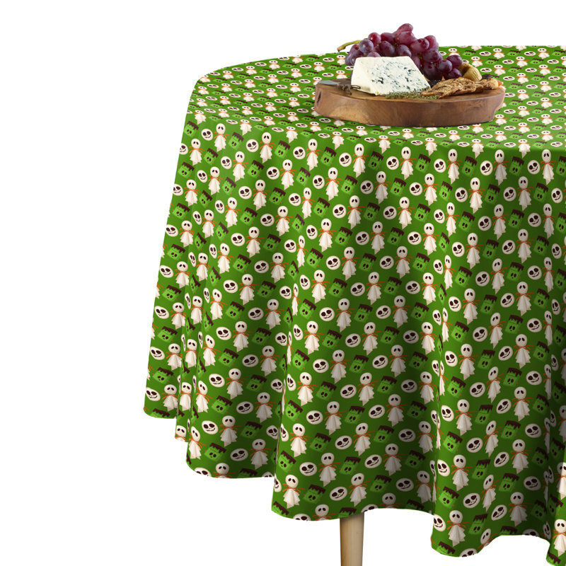 Matlock Geometric Round Tablecloth, 96" W x 96" L