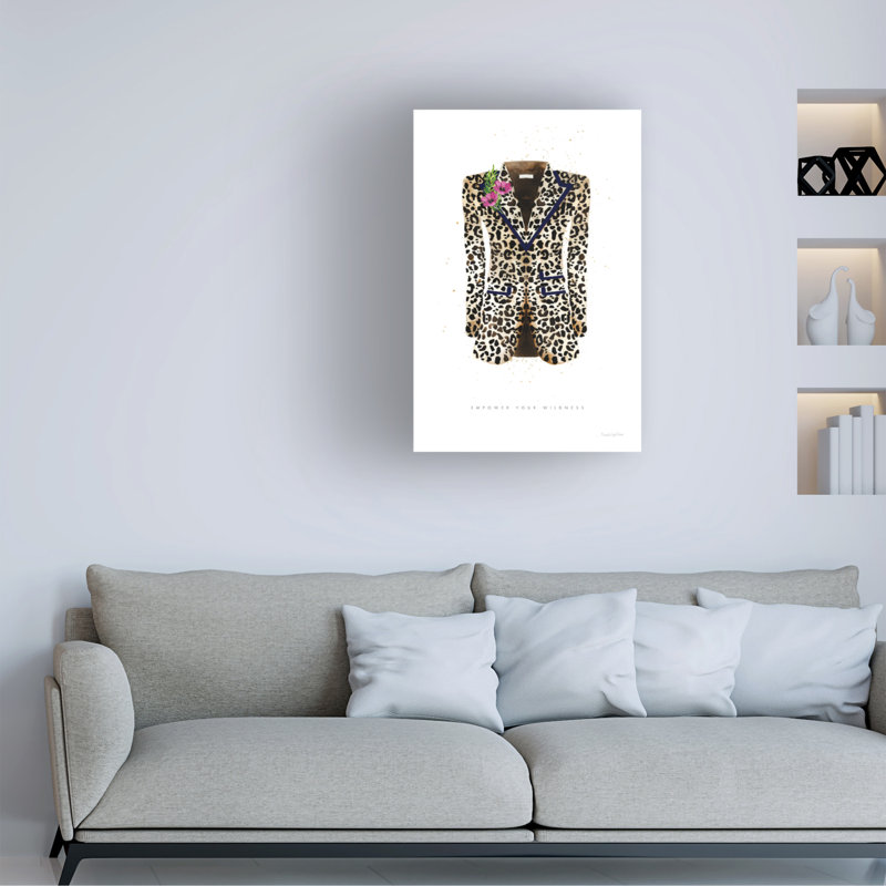 Empower Your Wildness Leopard Print Canvas Art