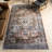 Franciskus SplashGuard Geometric Machine Washable Area Rug-1990464458