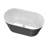 Acrylic Freestanding Soaking Bathtub-60‘’-black