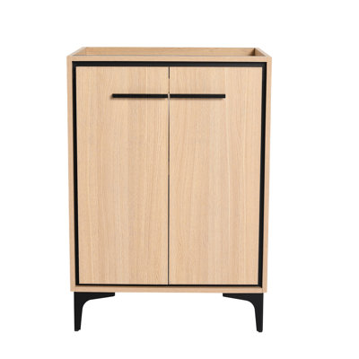 24'' Bathroom Vanity Without Top Sink - Spacious Cabinet With Soft Closing Doors American Design, Engineered Wood Construction Modern Storage Function Keeps Organized, Style,