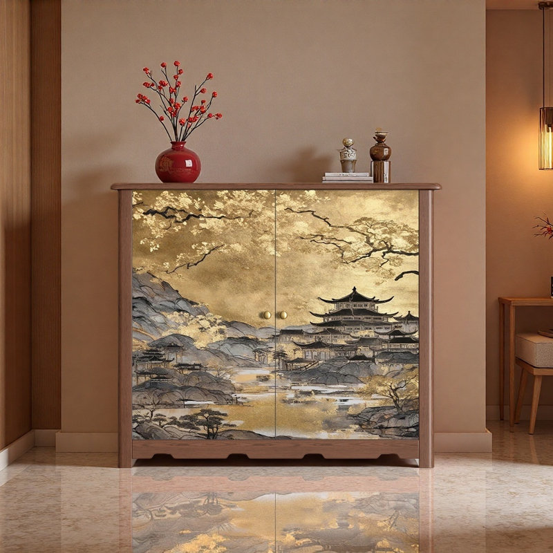 Buffet de meubles de style rétro, Noyer