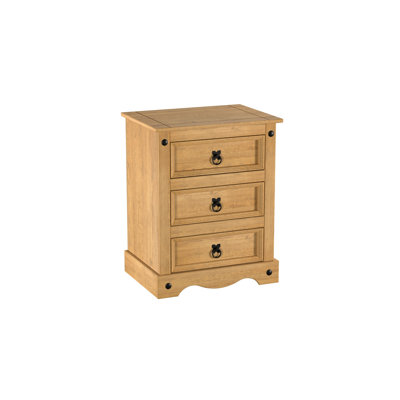 Arthemus Large 3 Drawer Bedside