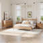 Commode 7 tiroirs l 51,1 po, commode en bois pour chambre à coucher, salon, noyer-2100993837