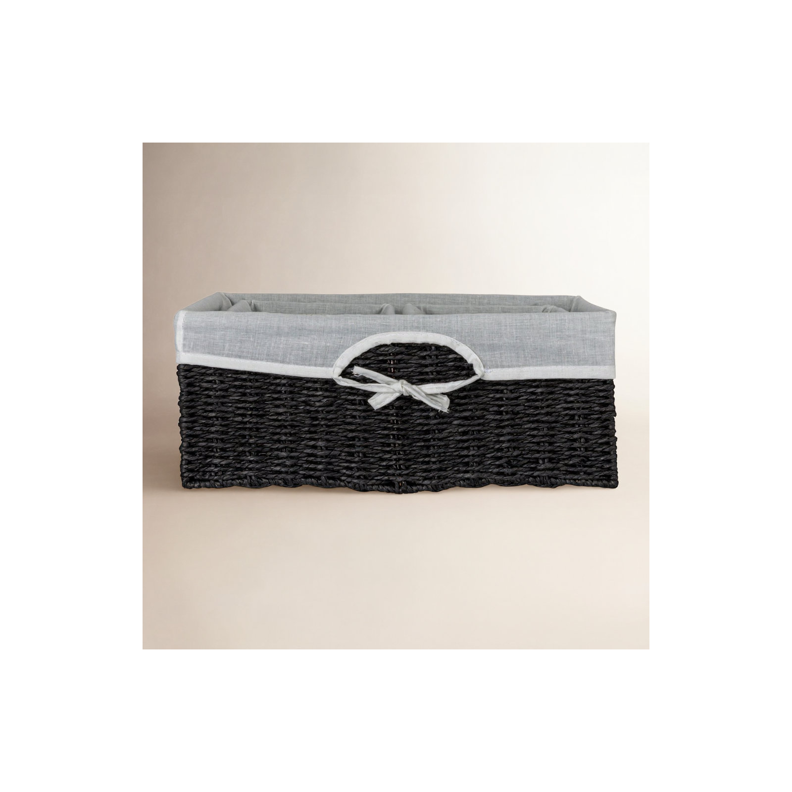 3 Piece Cimah Basket Set, Black