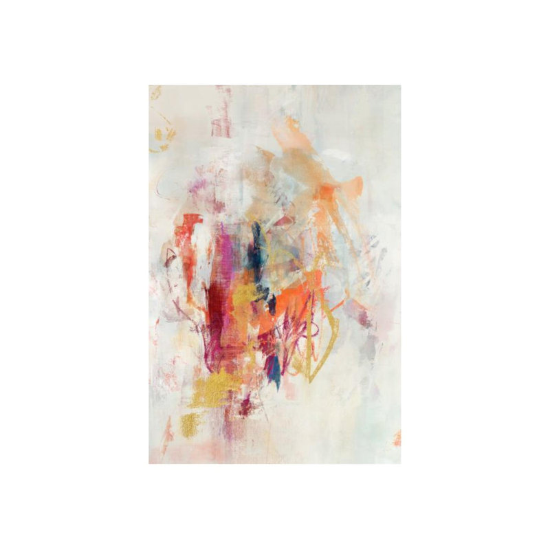 «Dance of A Fairy» par Mari Urasawa - peinture sur toile tendue, H 60 po x l 40 po x P 1,5 po