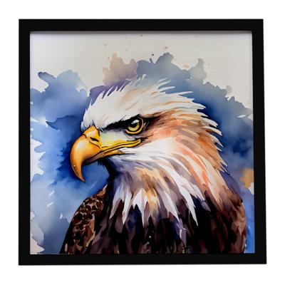 Eagle Framed Metal Print