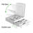 Double Layer Flatware Organizer With Lid(White)