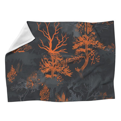 Coral Reef Nature Machine Printed Blanket