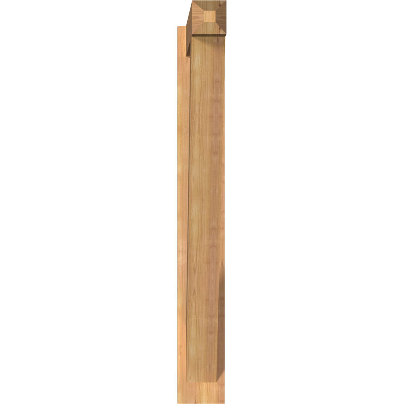 Artisan traditionnel en bois rustique, P 36 po x H 44 po, Cèdre rouge de l'Ouest l 5 1/2 po (lisse)