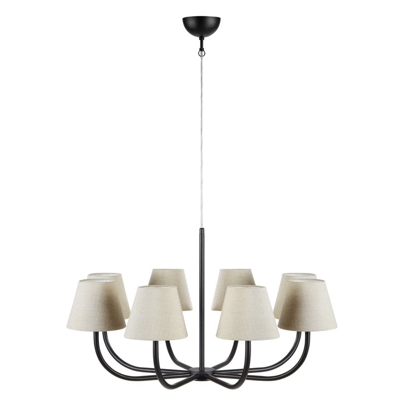 Katia 8 - Light Shaded Chandelier
