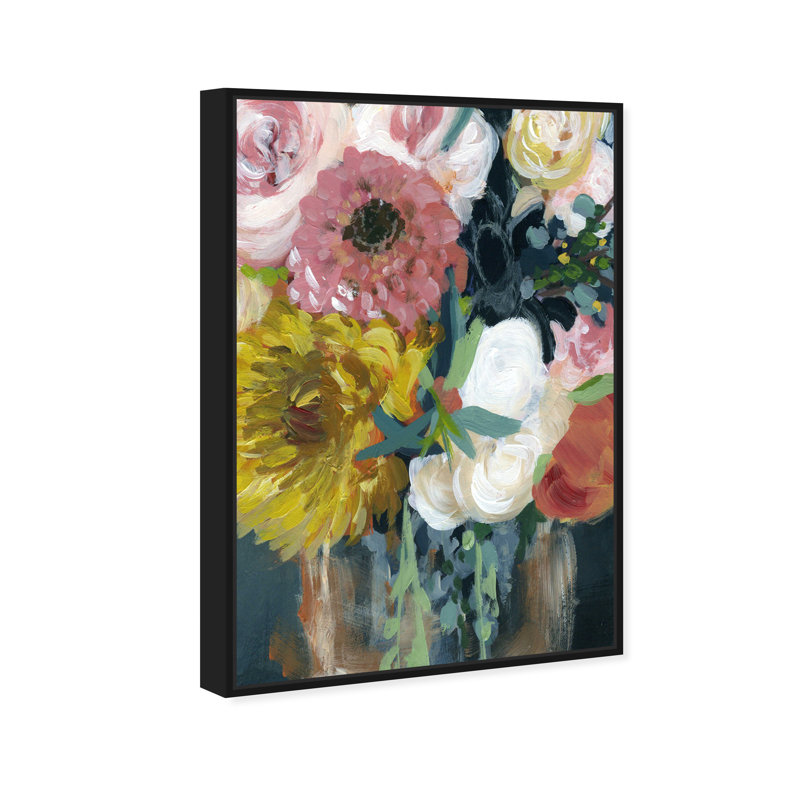 Floral et botanique, printemps, aimer les grandes fleurs - Reproduction d'art sur toile, H 30 po x l 20 po x P 1,5 po
