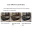 Table basse carrée en pierre de luxe italienne légère-107770683-107770681