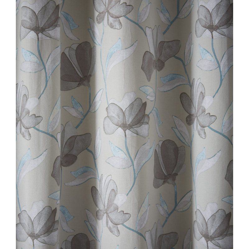 Aaru Springfield Eyelet Curtains (Set of 2), Teal, 168cm Width x 183cm Drop