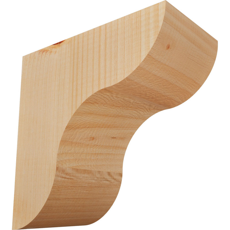 Corbeau Carmel, H 10 po x l 5,5 po x P 10 po, Sapin de Douglas, Lisse