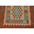 Multolor Kilim Reversible Wool Rug 3x4