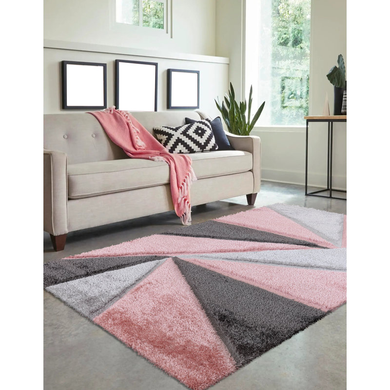 Solid Colour Area Rug, Rectangle 60 x 110 cm