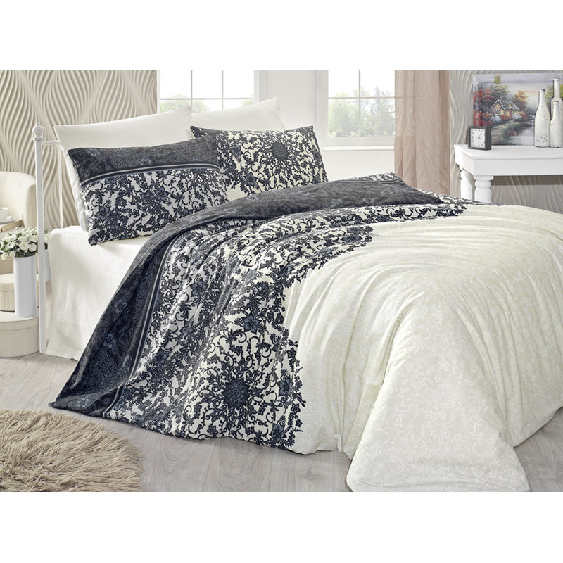 Toile Duvet Cover Set with Pillowcases