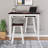3-Piece Counter Height Dining Stool Set