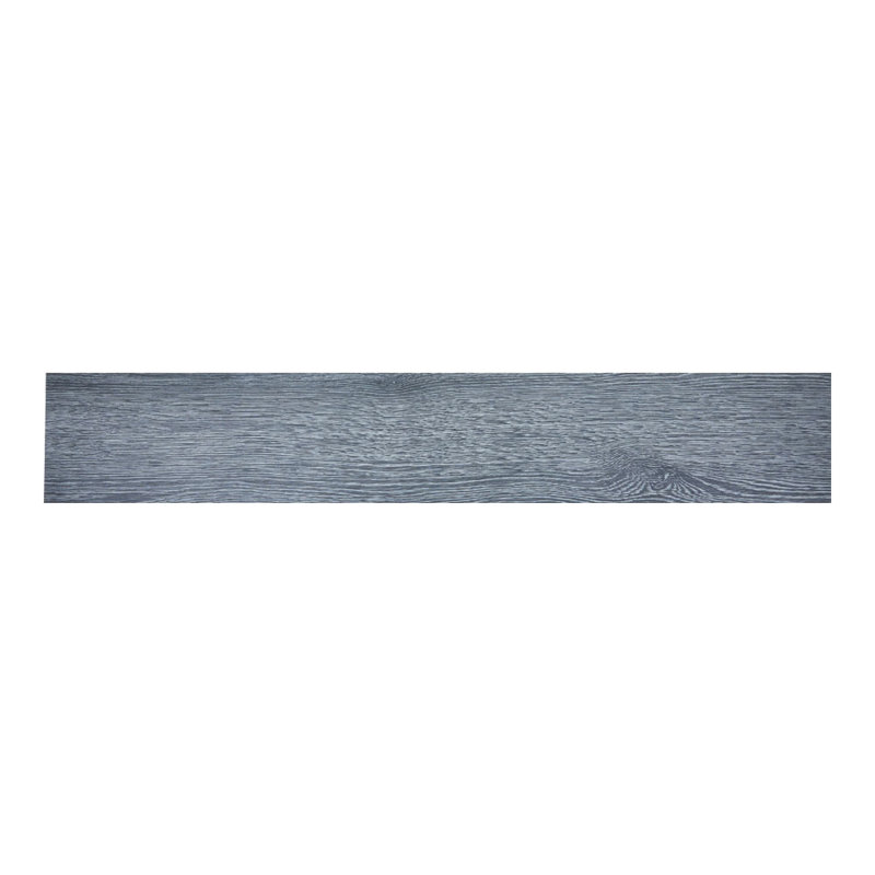 15.2x91.5 cm 36Pcs Self Adhesive PVC Flooring, Natural Grey