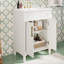 Meuble-lavabo moderne 24 po Linden avec bois massif et panneau de fibres à densité moyenne-123512891
