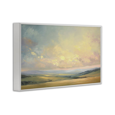 Tranquil Twilight Fields Giclee Art by Gina Kelly
