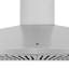 42" Crown Sound 400 CFM Convertible Wall Mount Range Hood in Stainless Steel with Wi-Fi
