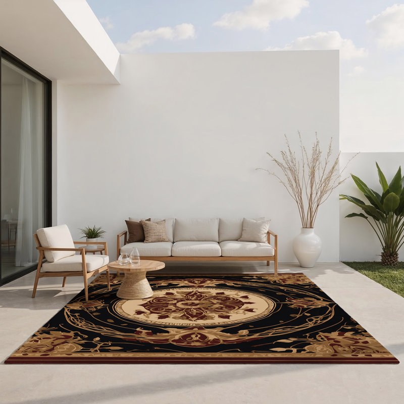 Tapis intérieur et extérieur Celestial Arch, Rectangulaire 8 pi x 10 pi