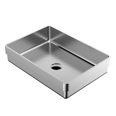 Karran Cinox 14.25'' Stainless Steel Rectangular Bathroom Sink