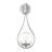 Desloge Metal Armed Sconce in Chrome-1205757215