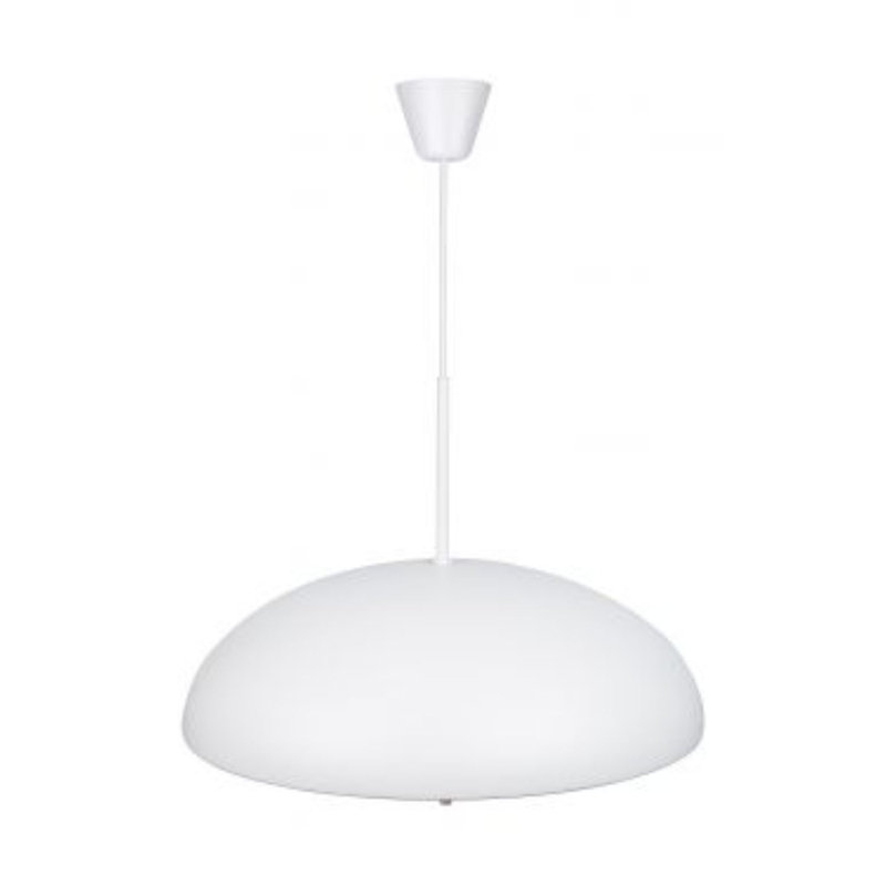 1 - Light Dome Pendant, White