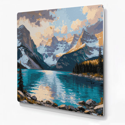 Art mural gris en villes, Banff, Alberta