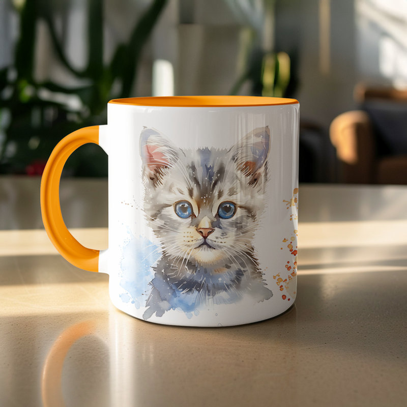 Mug, 2, Orange