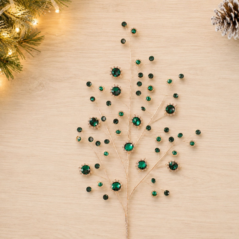 Emerald Jewel Spray (ensemble de 2)