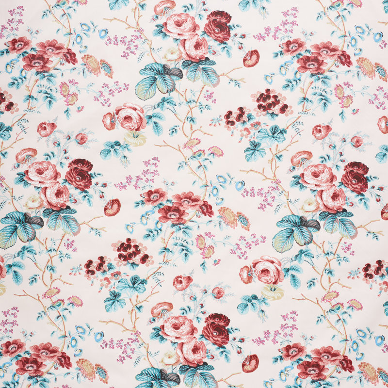 Tissu Salisbury Chintz, Rose
