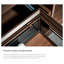 Panier coulissant en verre pour armoire