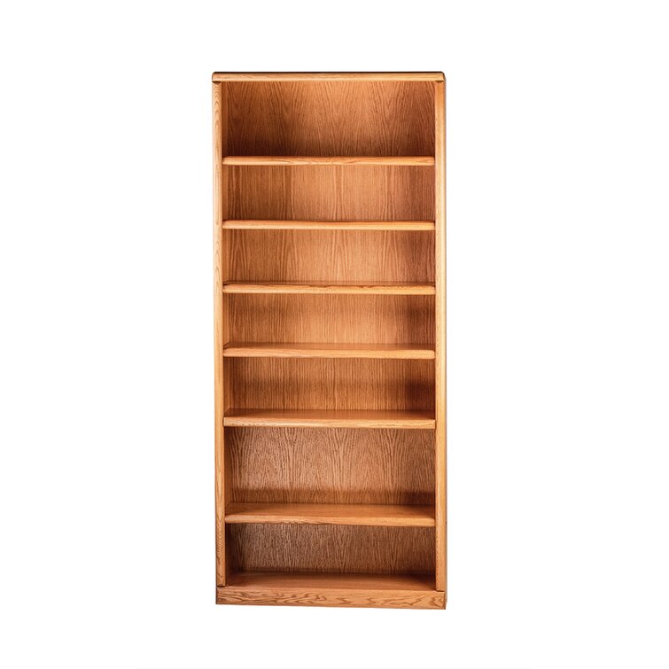 Golden Oak Adjustable Wood Shelf 12 D x 36 L