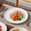 16 Pieces Dinnerware, Pocelain Round Plate, Dinner Plate, Dessert Plate, Soup Bowl and Bowl with Vertical Edge, Serve For 4 Person, Plain White-471337372