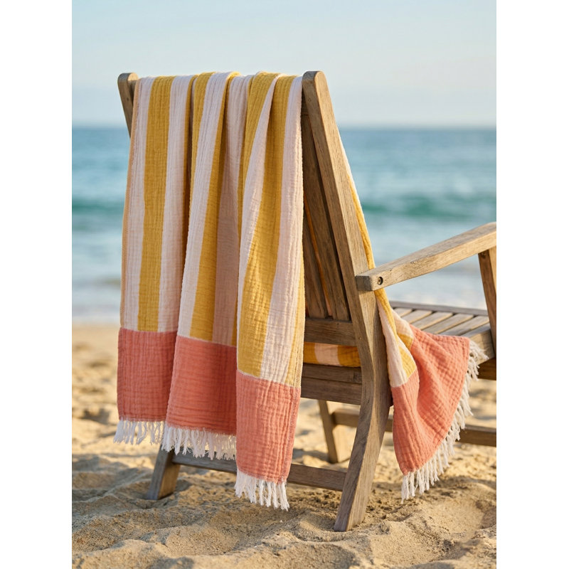 Serviette de bain Breezy, Corail