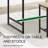 3-piece Dining Set With 2 Chairs Kitchen Table Balcony Table Industrial Look Bar Table Set Bar Table With 2 Bar Stools Kitchen Counter With Bar Chairs