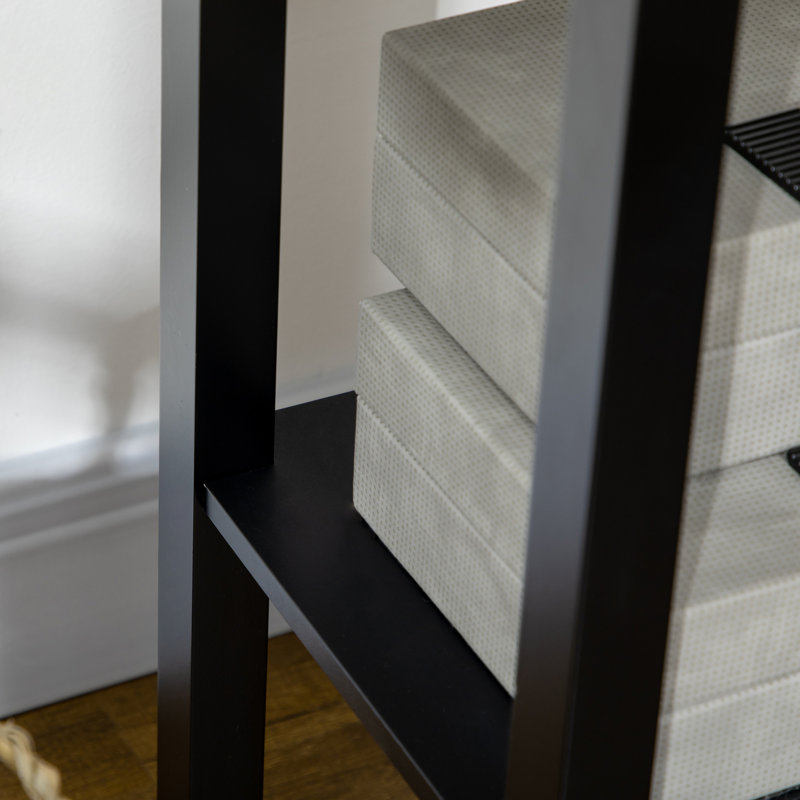Kolb End Table with Storage, Black