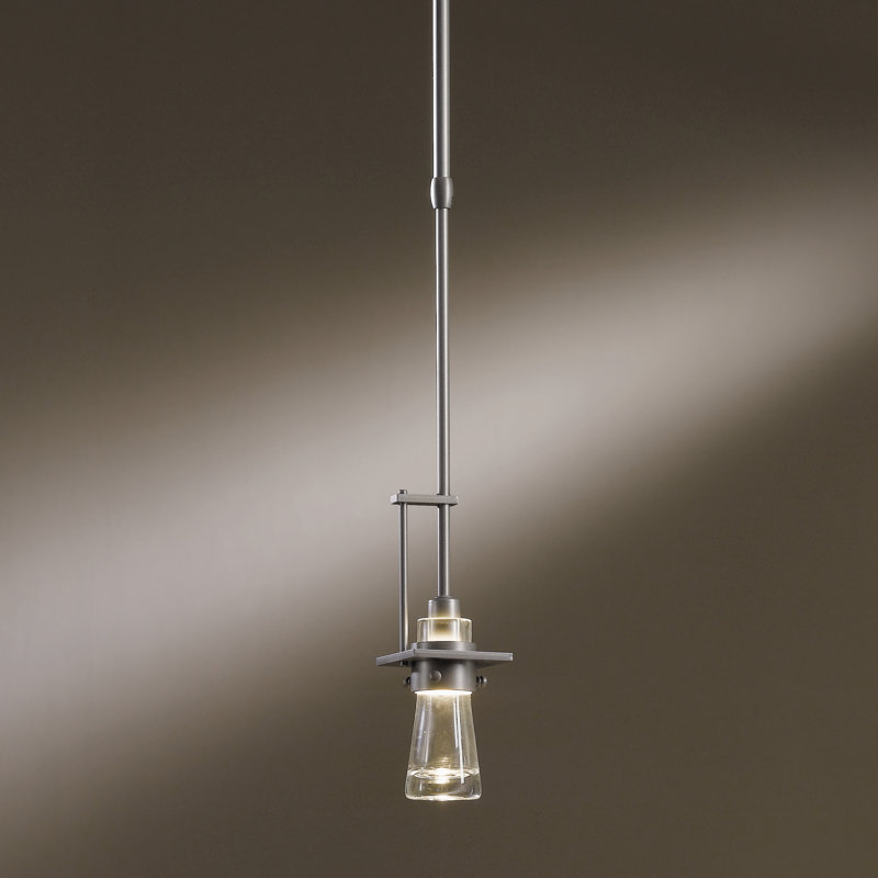 Erlenmeyer Mini Pendant, Medium: 14.8" - 59.8", Dark Smoke