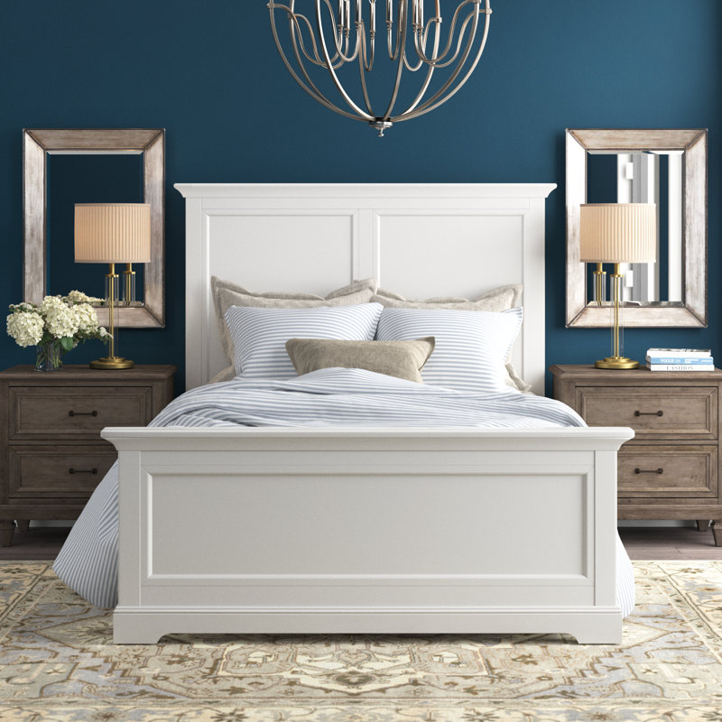 Huey Standard Bed, Queen, White