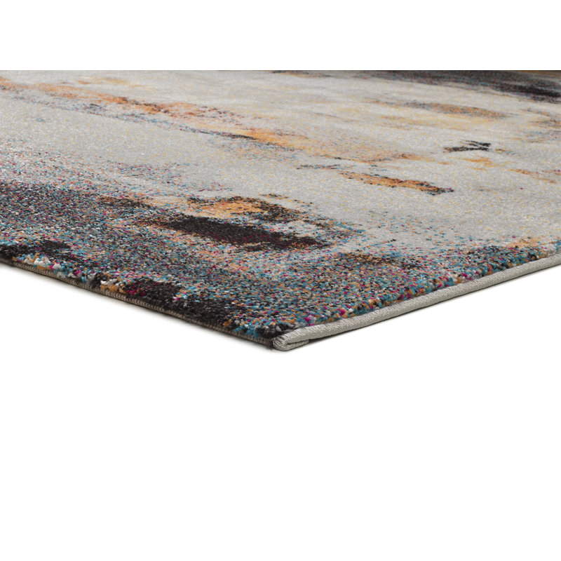 Adrijana Abstract Machine Woven / Power Loomed Area Rug, Rectangle 133 x 190cm