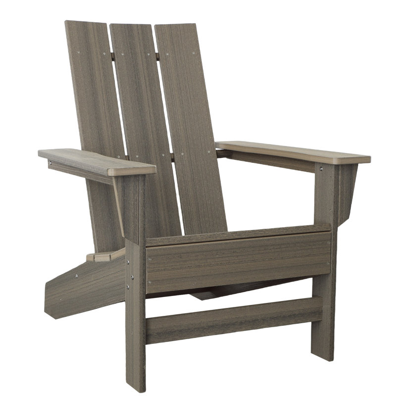 Ratcliff All-Weather HDPE Adirondack Chair, Coastal Gray