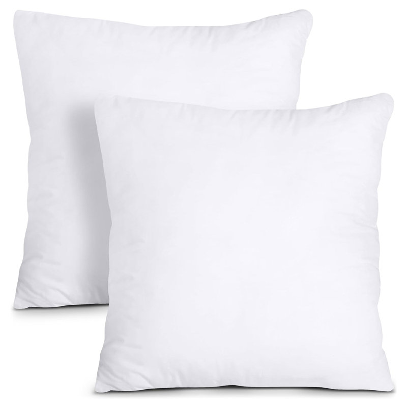 White Square Cushion Pad