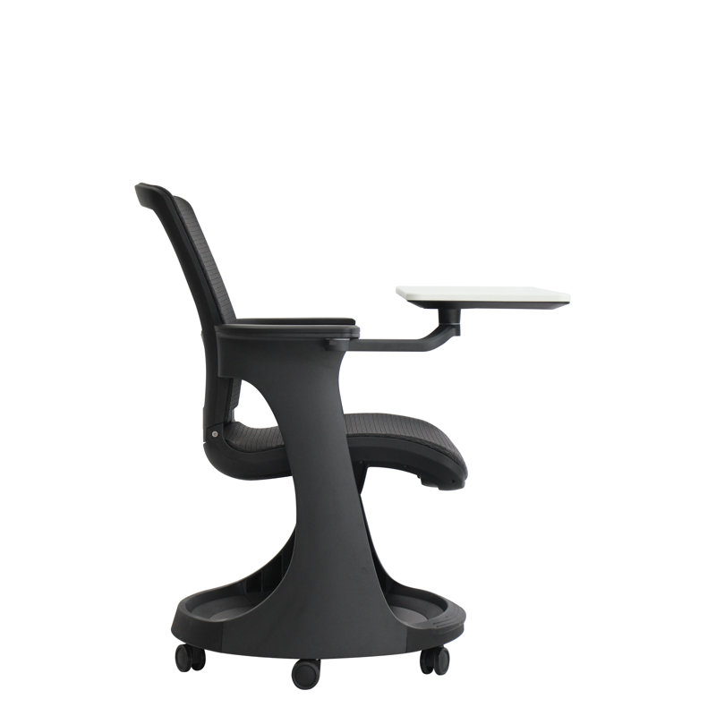 Eurotech Eduskate Black Mesh Personal Workspace Chair with Tablet Arm