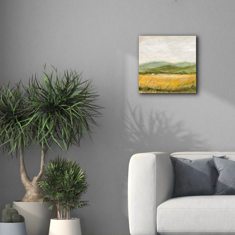  «Windswept 1» par Courtney Prahl, art mural sur toile, 18 po x 18 po, H 18 po x l 18 po