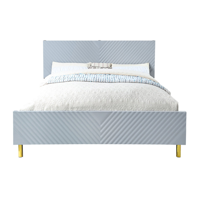Lit plateforme Sare, Très grand, Grey